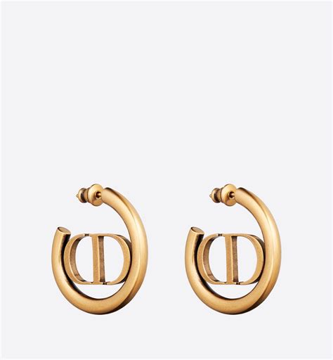 dior 30 montaigne hoop earrings price|30 Montaigne Earrings Gold.